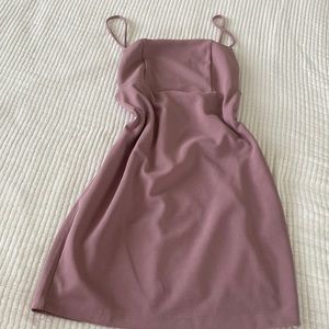 Purple/pink body con dress